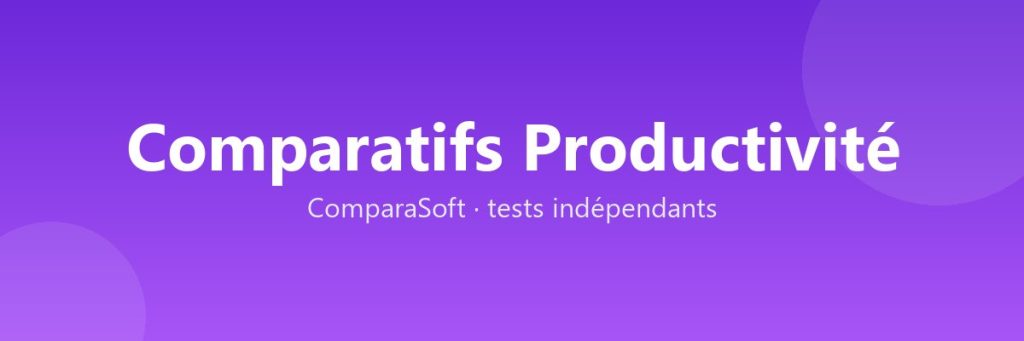 Comparatifs Productivité – ComparaSoft