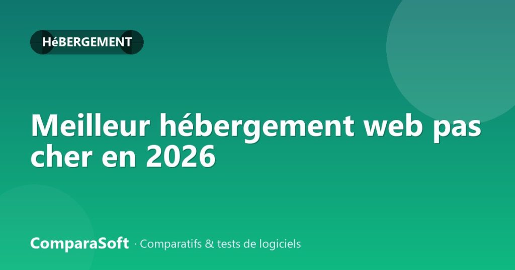 Illustration de couverture : Meilleur hébergement web pas cher en 2026