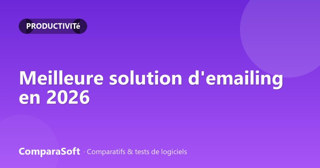 Illustration de couverture : Meilleure solution d'emailing en 2026