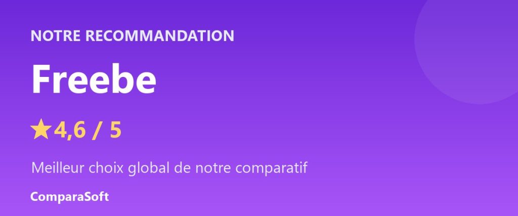Notre recommandation : Freebe (4,6/5) – Meilleur logiciel de facturation gratuit en 2026